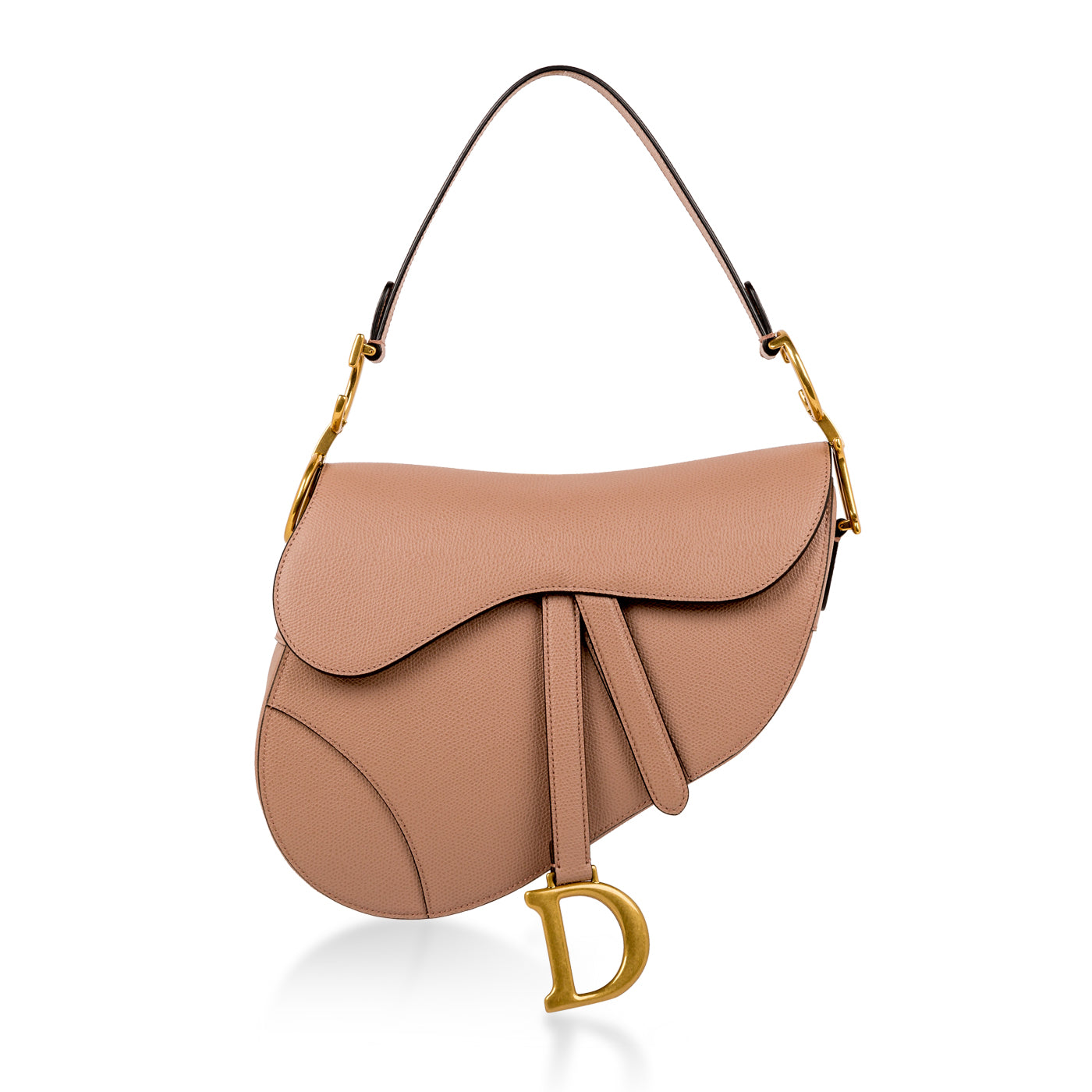 Dior Christian Saddle Bag Shoulder Bag Bag Blush Ghw