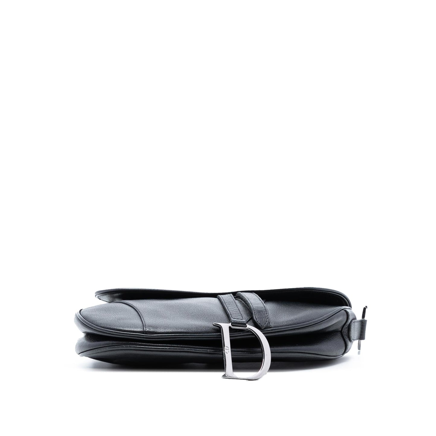 Dior Shiny Goatskin Saddle Bag Shoulder Bag