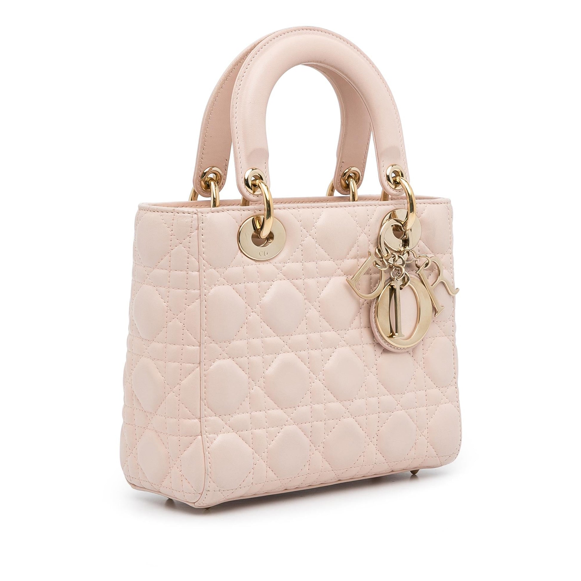 Dior Cannage Lady My Abc Shg Sbrwww Satchel Bag Small