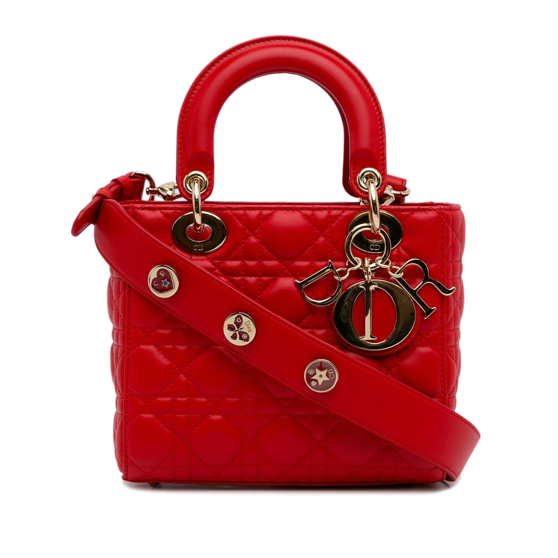 Dior Cannage Lady My Abc Shg Vptzc9 Satchel Bag Small