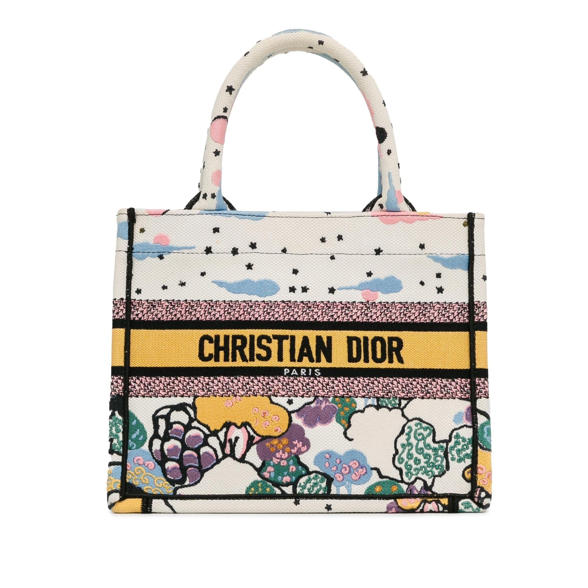 Dior Ciel De Reve Book Tote Shg Twrsqk Small Tote Bag