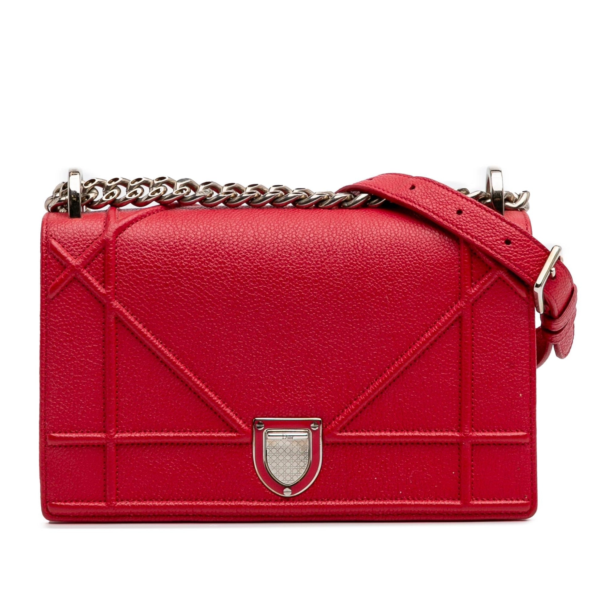 Dior Grained Calfskin ama Crossbody Bag Small Flap Diorama Flap 1