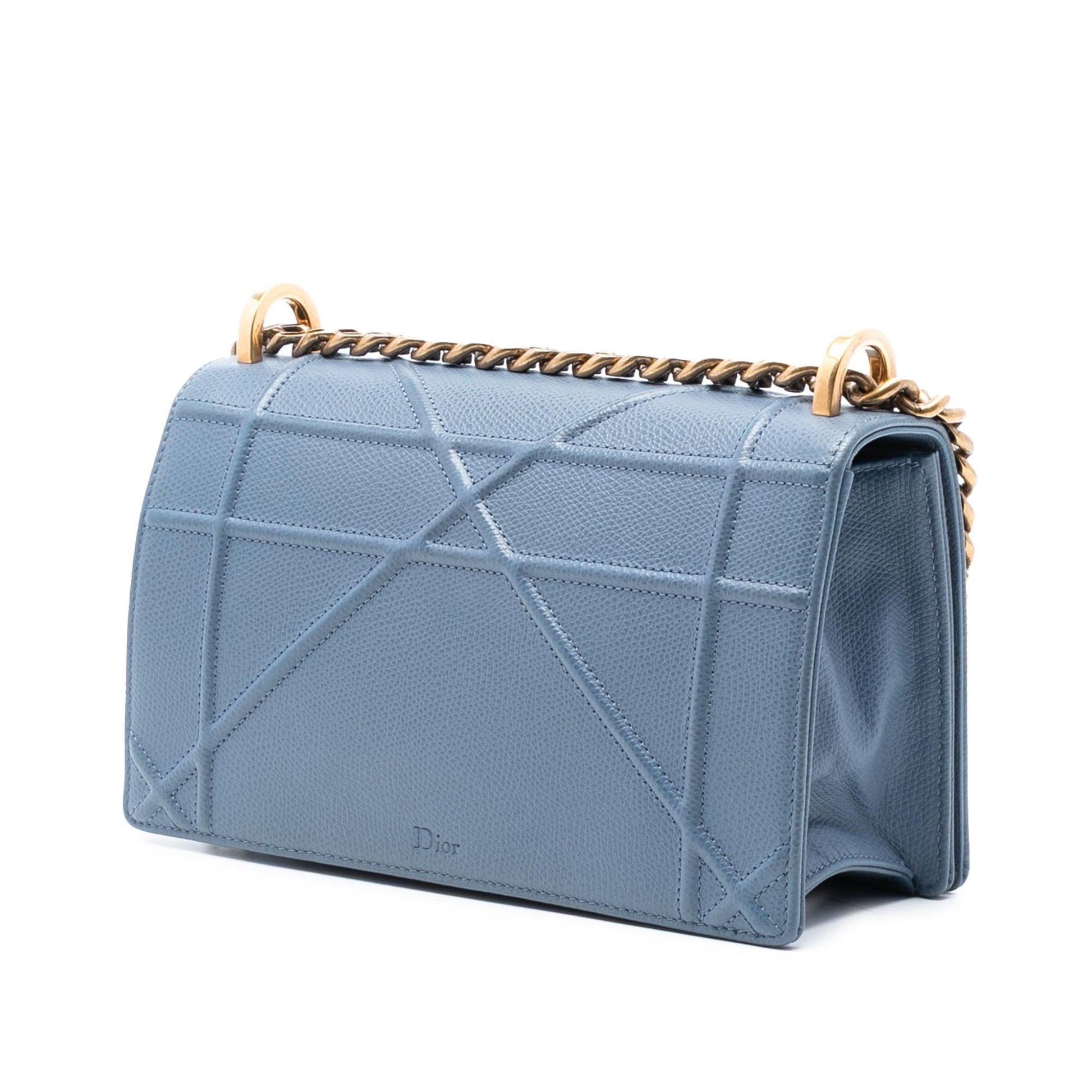 Dior Grained Calfskin ama Crossbody Bag Small Flap Diorama Flap 6