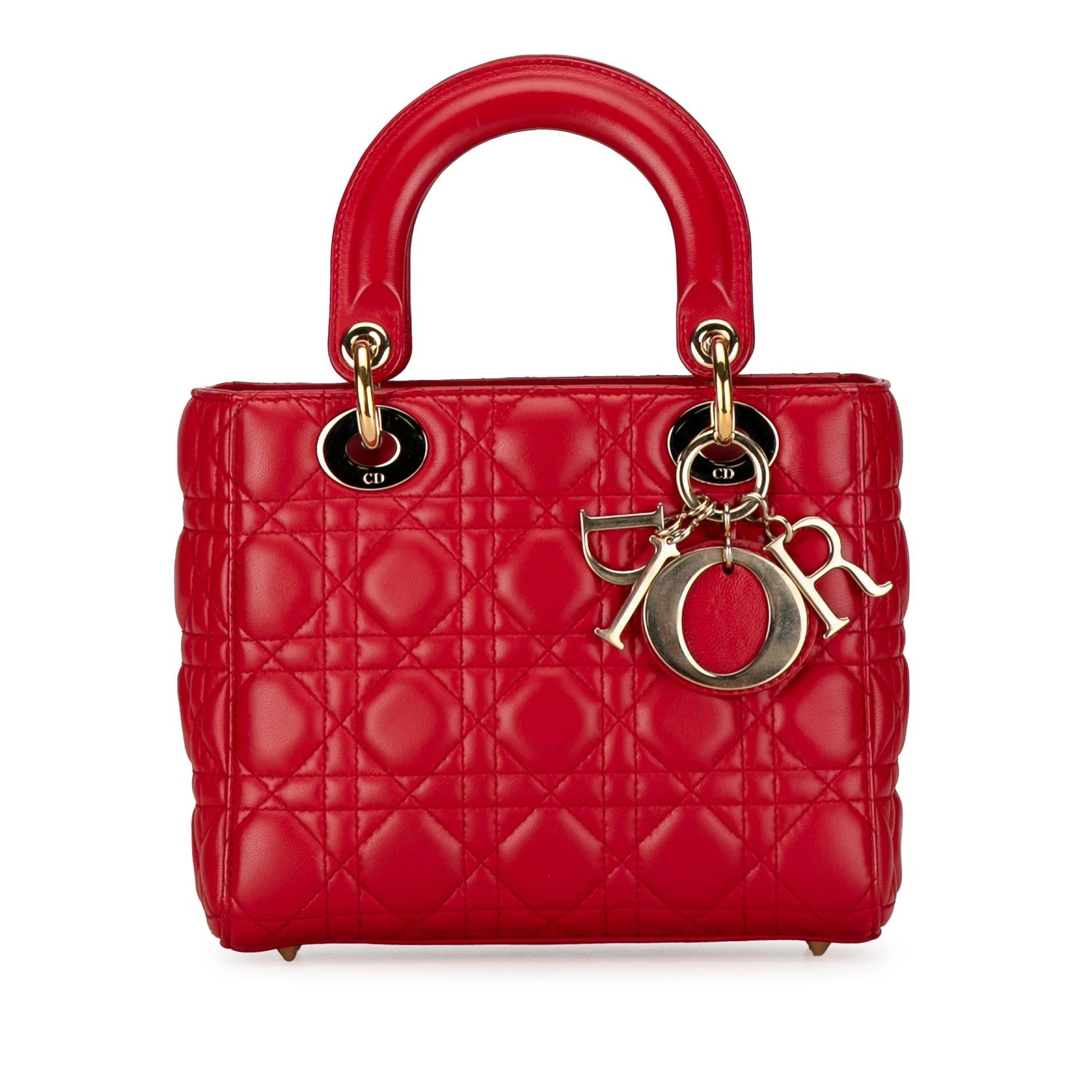 Dior Cannage Lucky Badges My Lady Shg Drvgbu Satchel Lambskin Small Satchel Bag