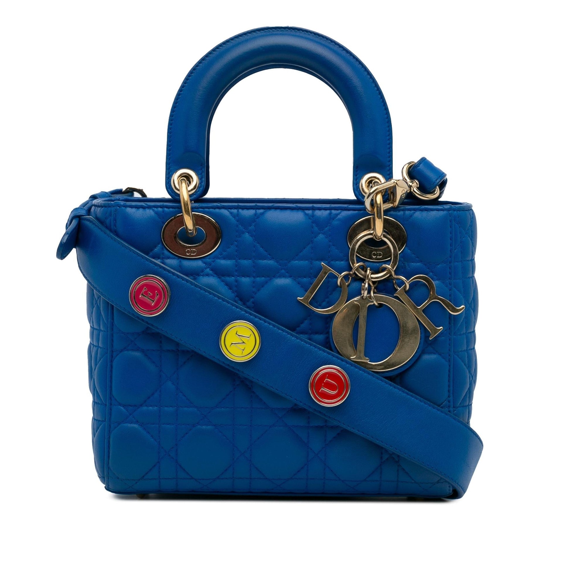 Dior Cannage My Abc Lady Satchel Bag Lambskin Small 2