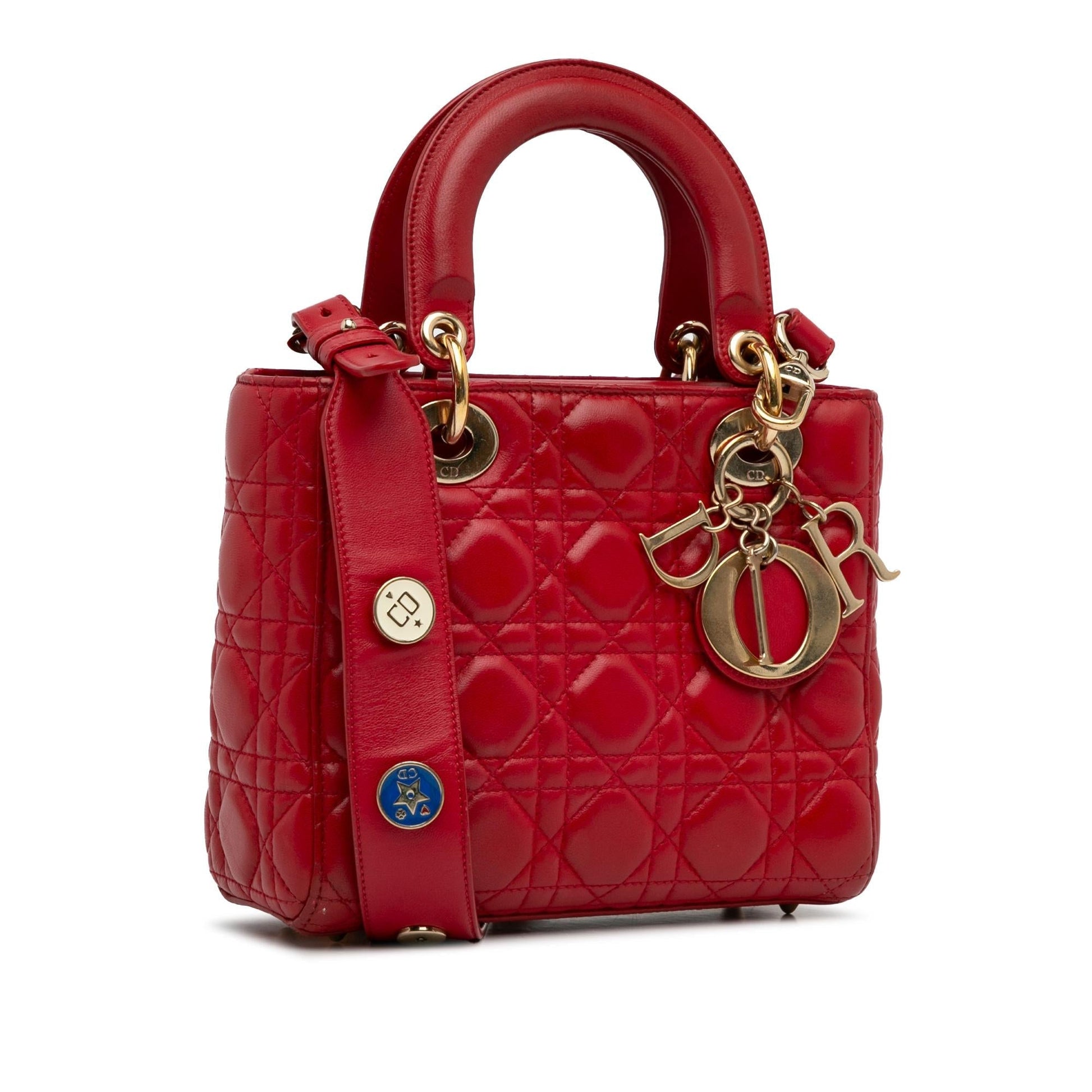 Dior Cannage My Abc Lady Shg J6Pz6W Satchel Bag Lambskin Small