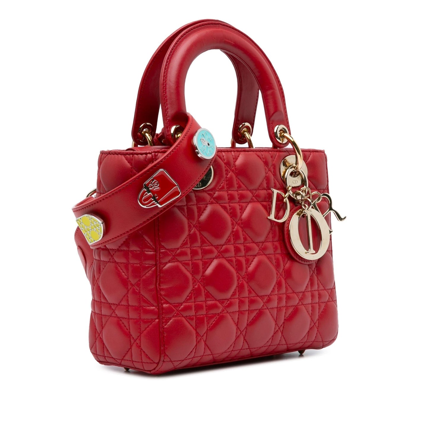 Dior Cannage My Abc Lady Shg Satchel Bag Lambskin Small