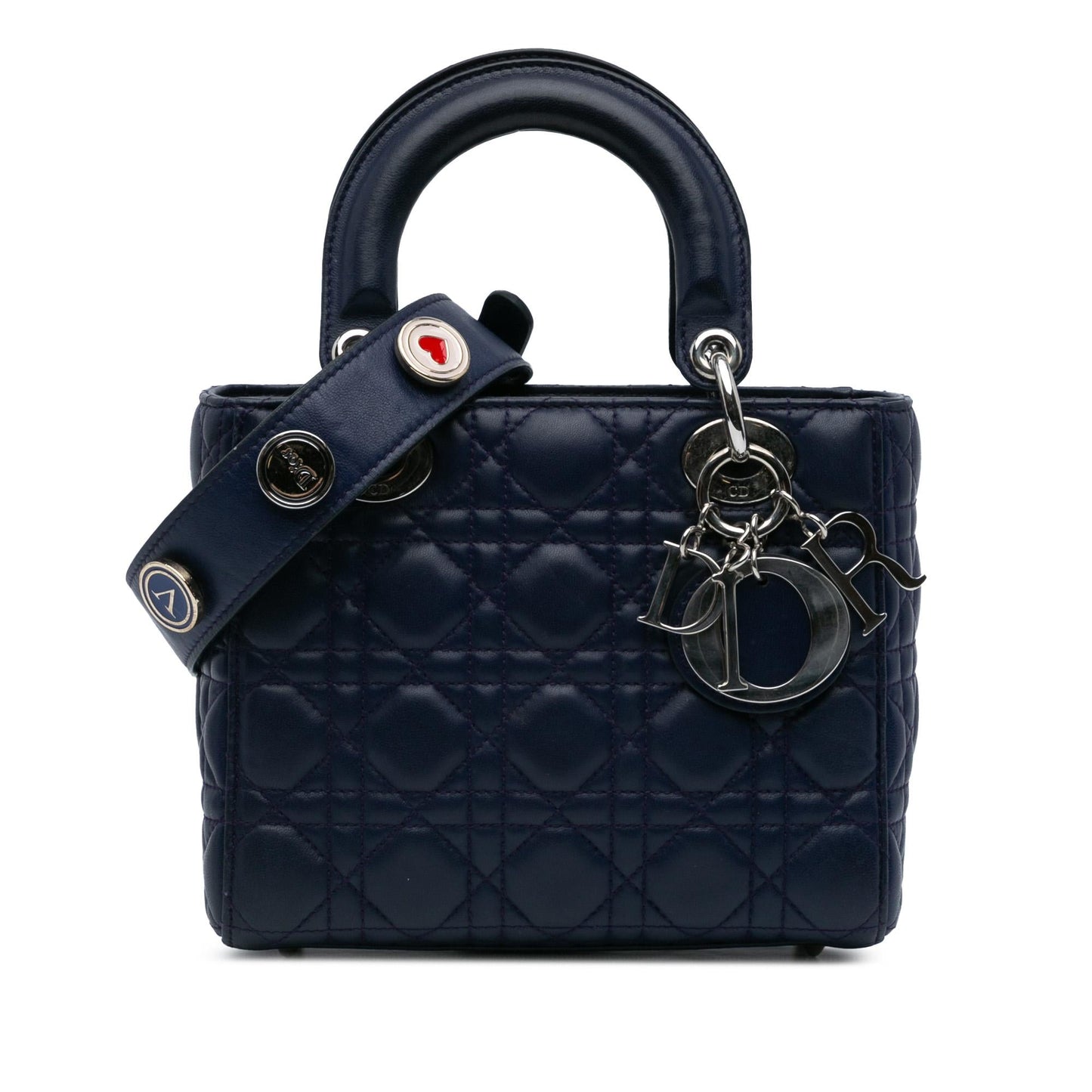 Dior Cannage My Abc Lady Satchel Bag Lambskin Small