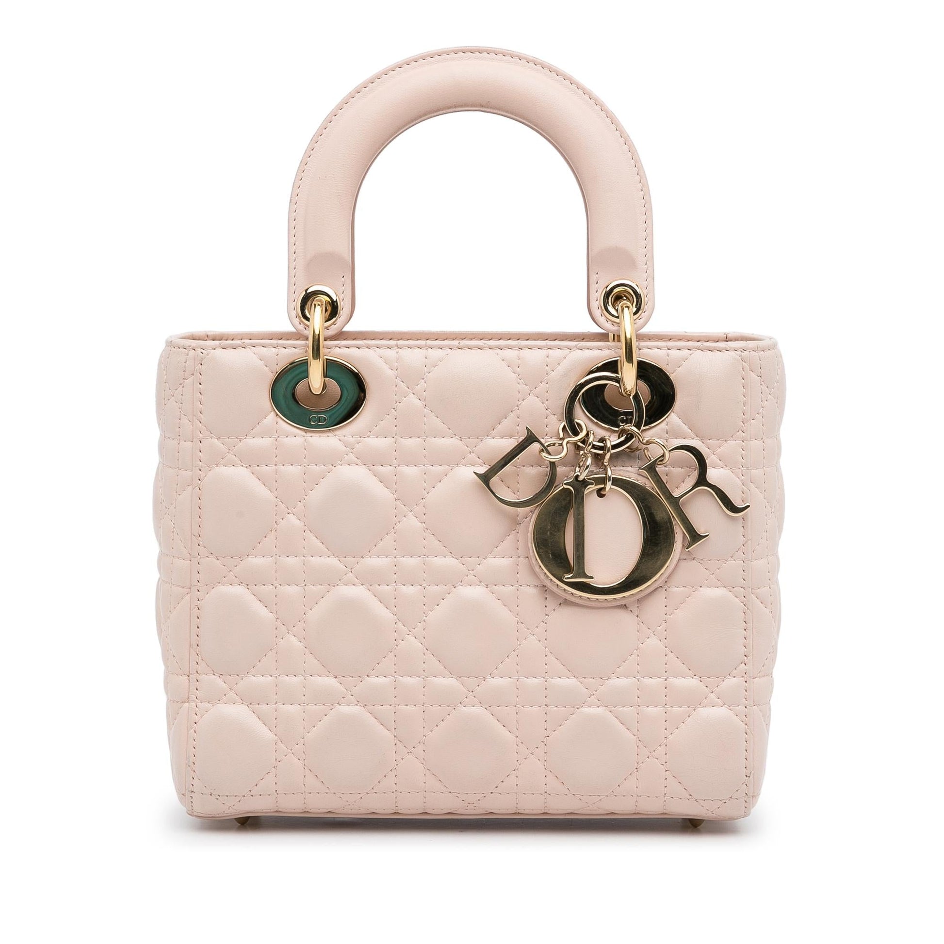Dior Cannage My Abc Lady Satchel Bag Lambskin Small Lady Dior 2