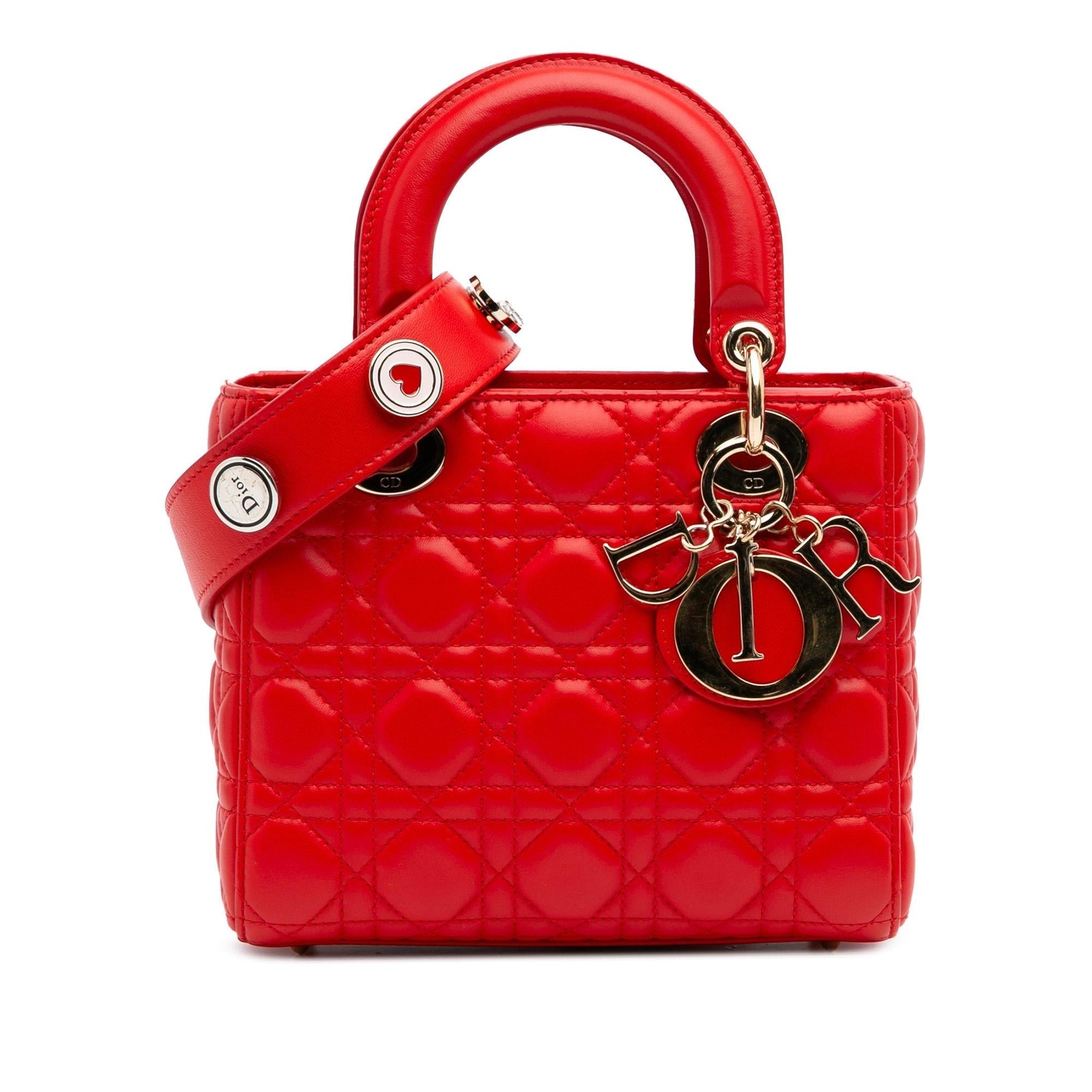 Dior Cannage My Abc Lady Satchel Bag Lambskin Small Lady Dior 3
