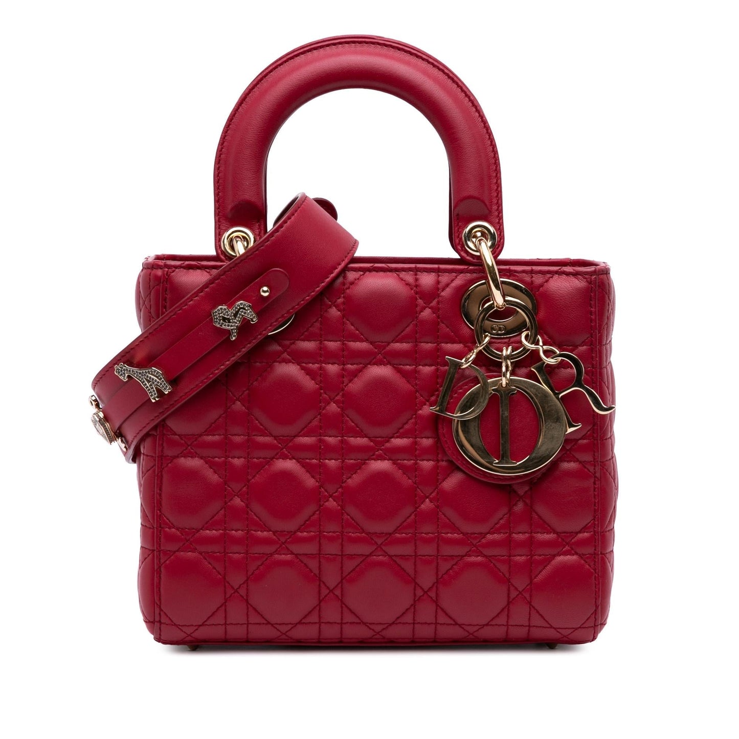 Dior Cannage My Abc Lady Satchel Bag Lambskin Small Lady Dior 4