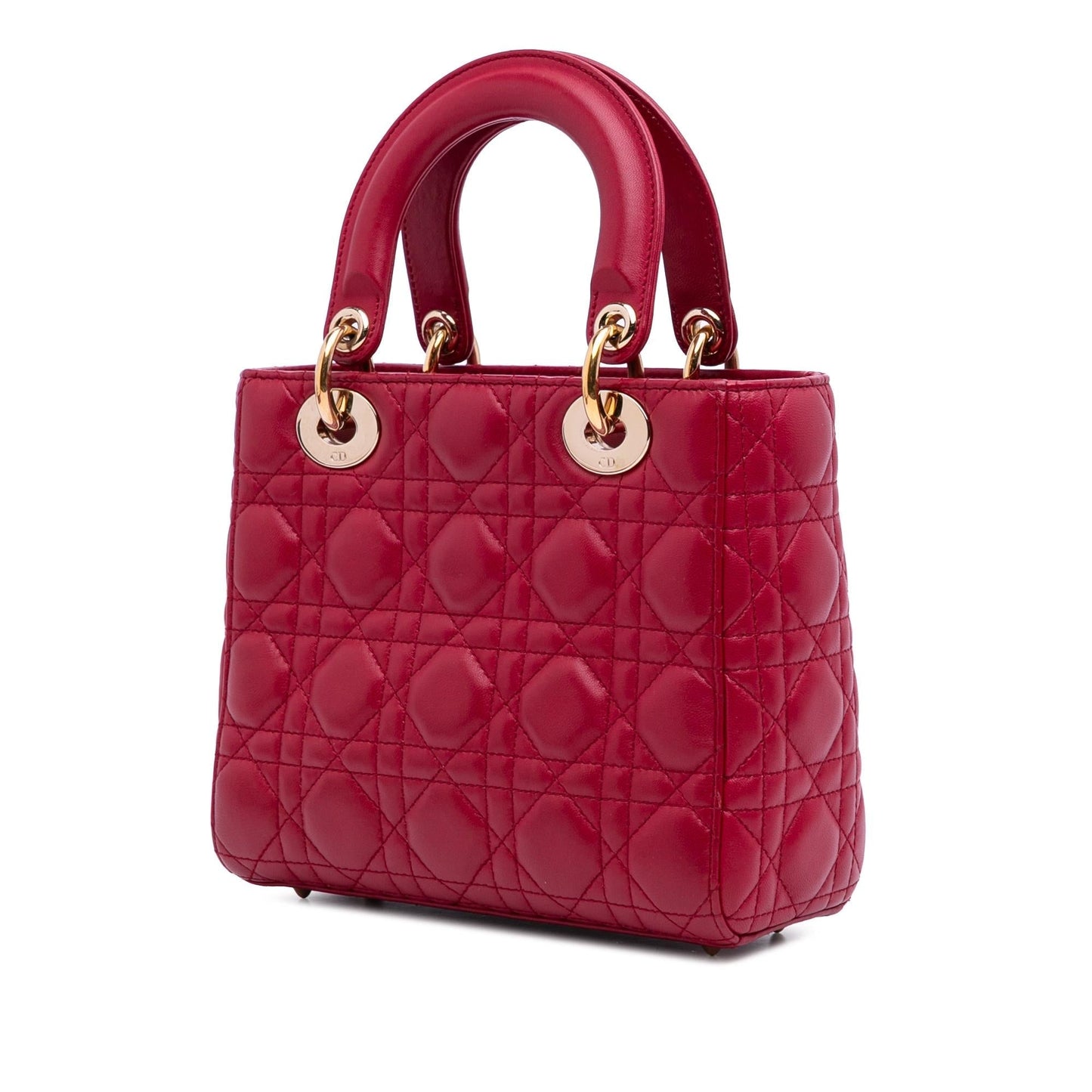 Dior Cannage My Abc Lady Satchel Bag Lambskin Small Lady Dior 6