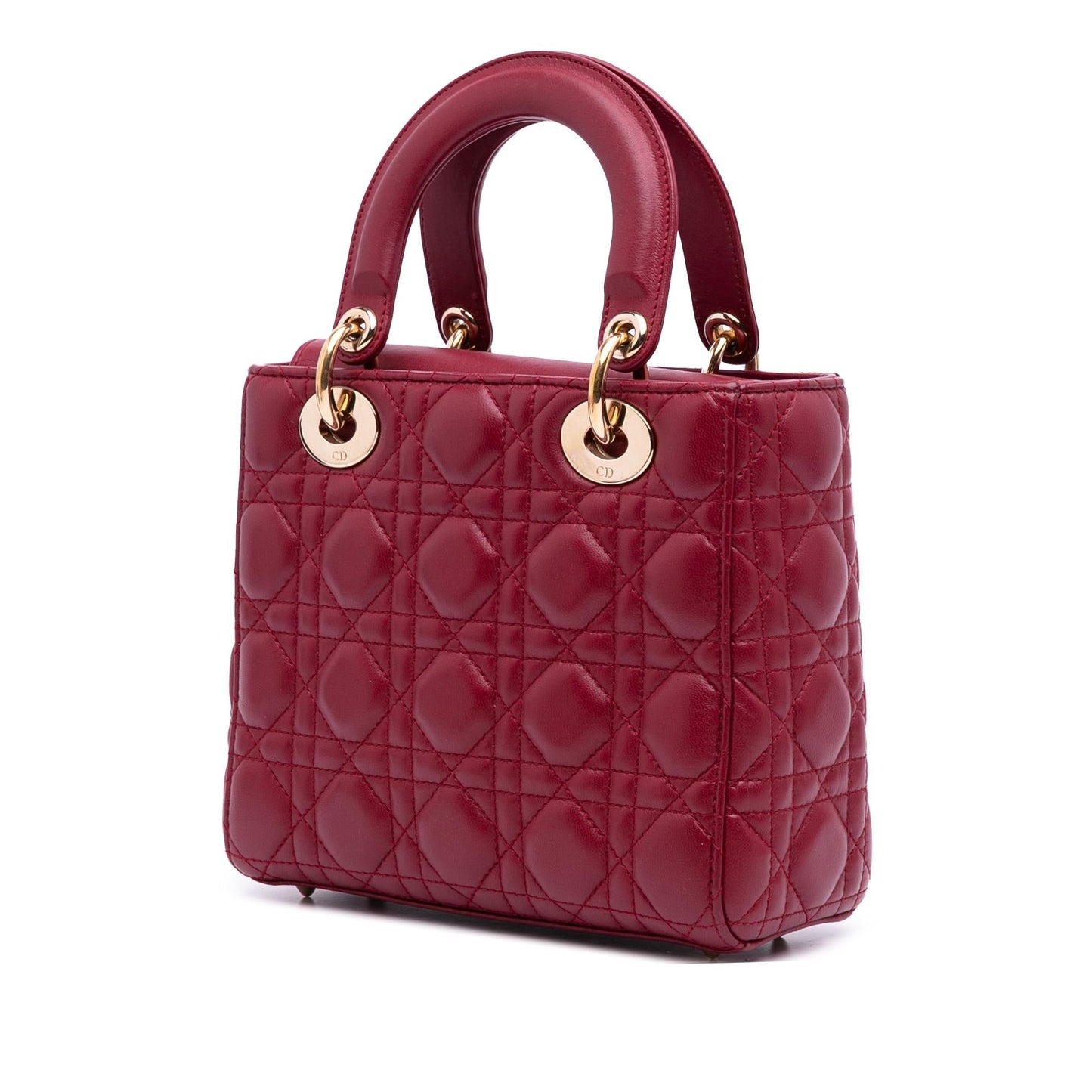 Dior Cannage My Abc Lady Satchel Bag Lambskin Small Lady Dior 8