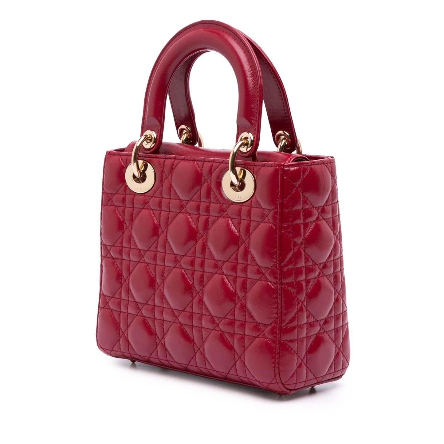 Dior Cannage My Abc Lady Satchel Bag Lambskin Small Lady Dior 9