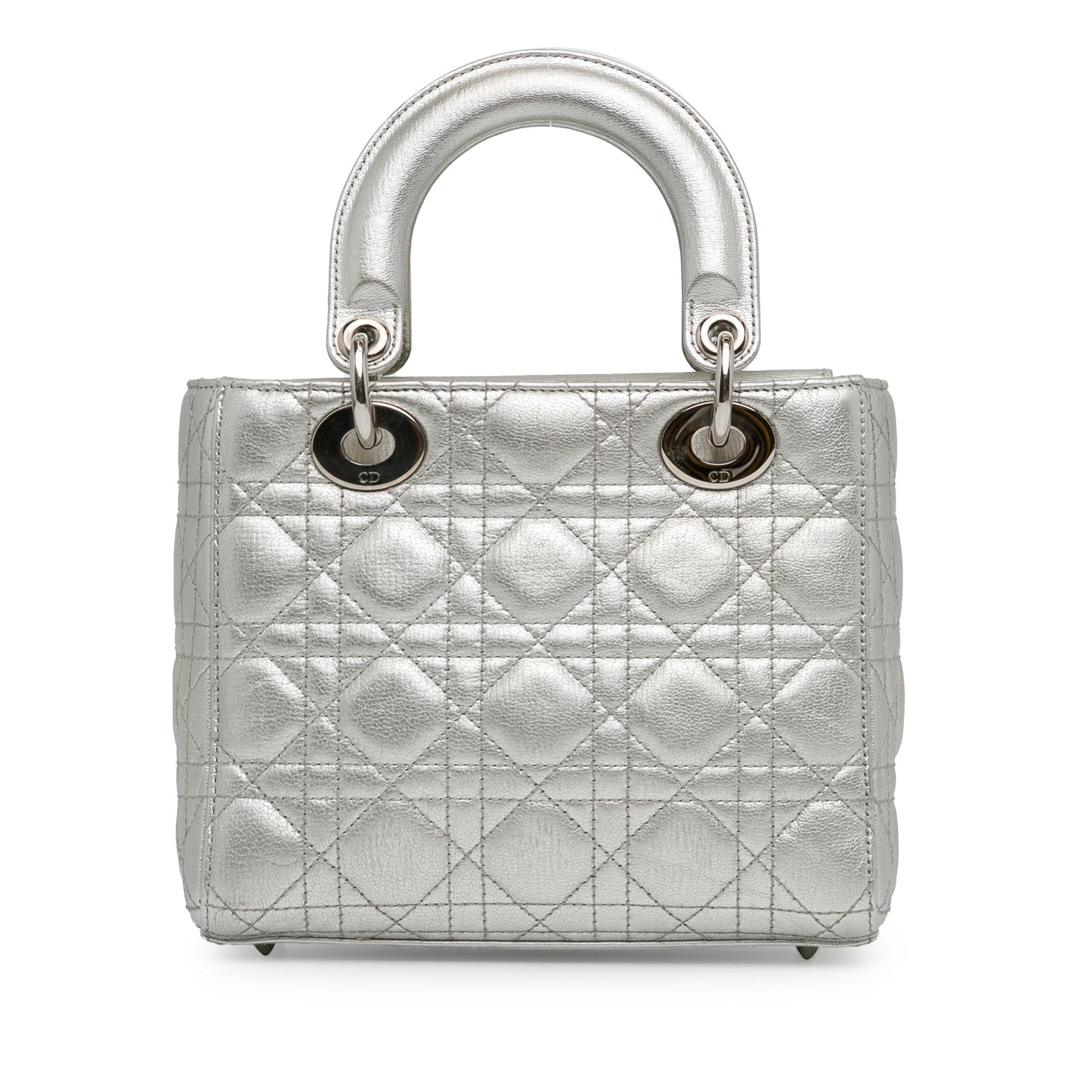 Dior Cannage My Lady Lucky Badges Shg Jg6K3E Satchel Lambskin Small Satchel Bag