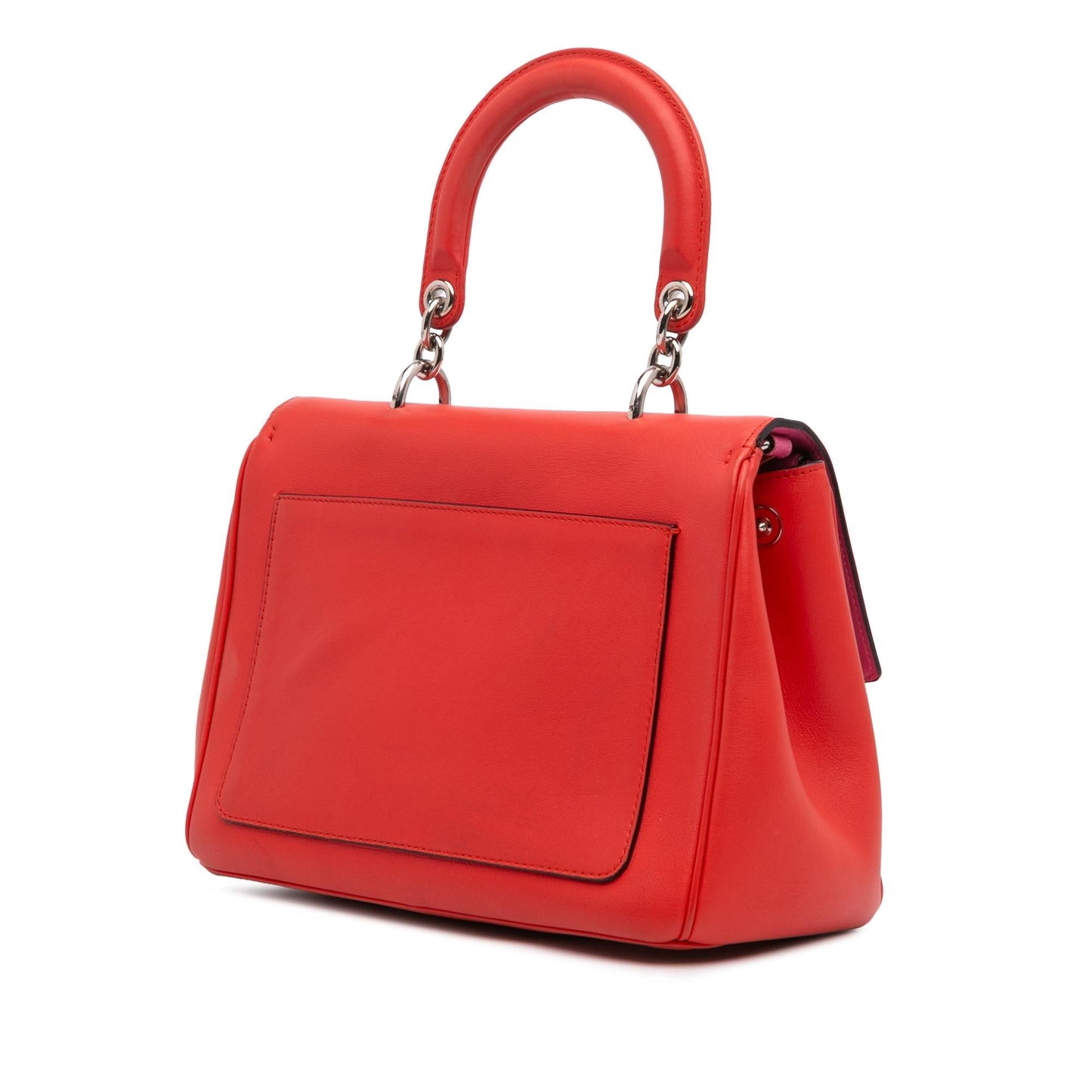 Dior Be Satchel Bag Leather Small Flap