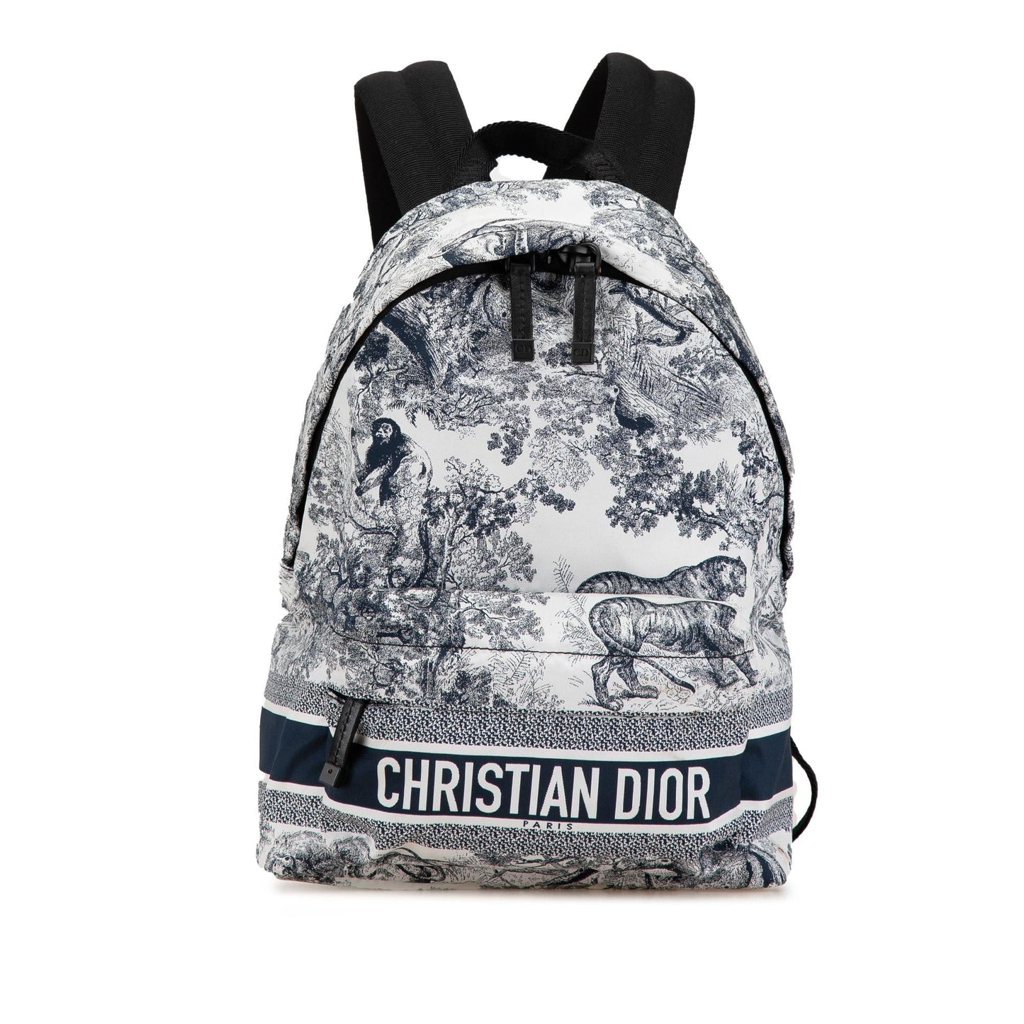 Dior Technical Fabric Toile De Jouy travel Backpack Shg Nylon Small
