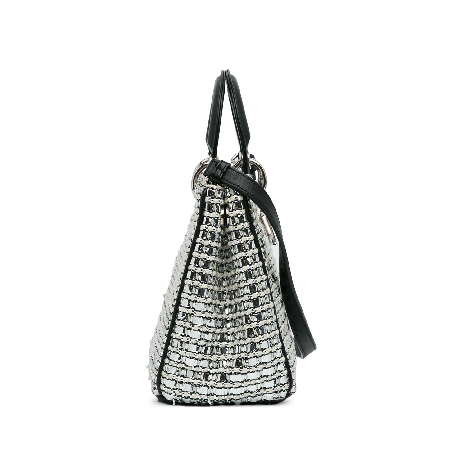 Dior Tweed Patch issimo Tote Small Tote Bag Diorissimo Tote 3