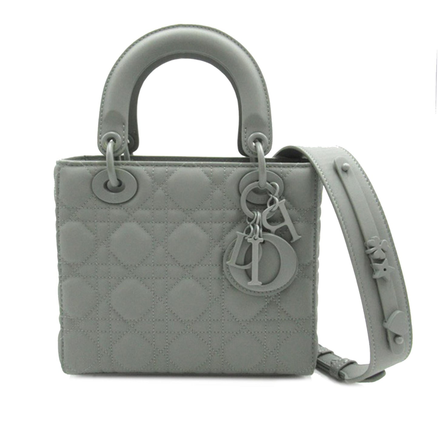 Dior Ultra Matte Calfskin Cannage My Abc Lady Shg Small Satchel Bag