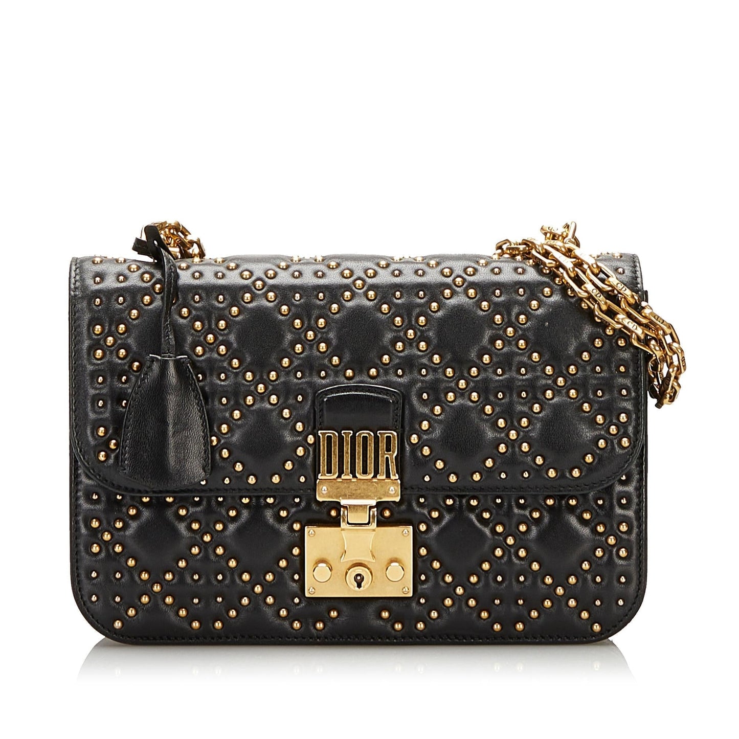 Dior Studded Cannage addict Shg Crossbody Bag Flap