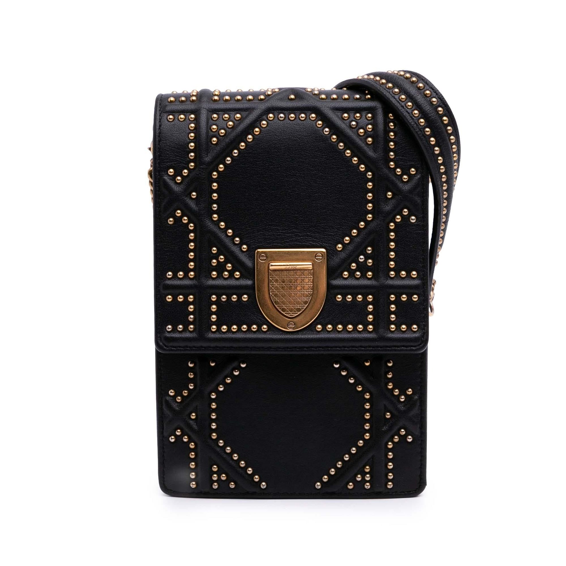Dior Studded Vertical ama Crossbody Leather Crossbody Bag Diorama Crossbody 1