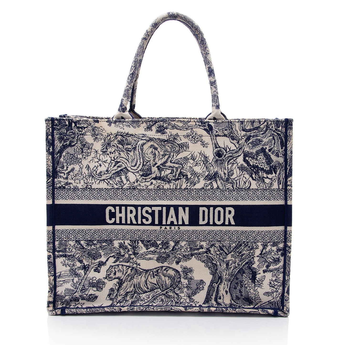 Dior Toile De Jouy Book Tote Large Tote Bag Tote Shf Wv5Vsz