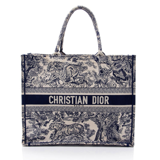 Dior Toile De Jouy Book Tote Large Tote Bag Tote Shf Wv5Vsz