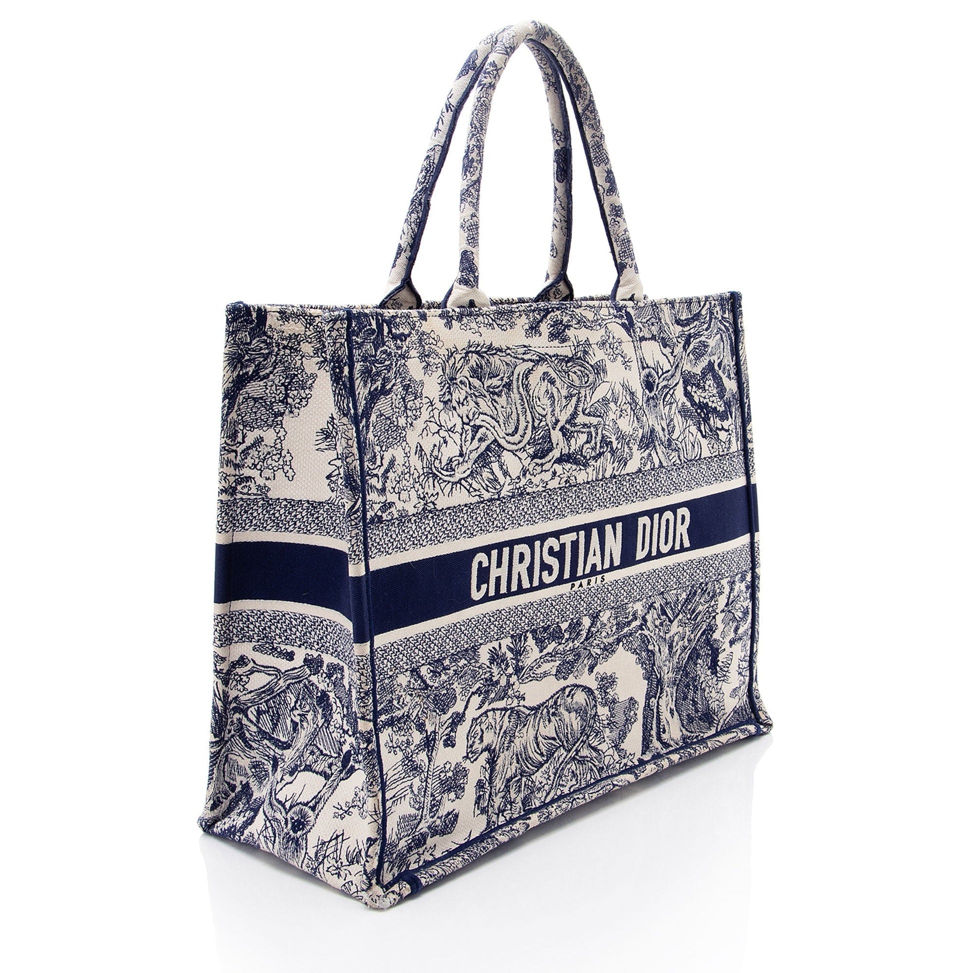 Dior Toile De Jouy Book Tote Large Tote Bag Tote Shf Wv5Vsz