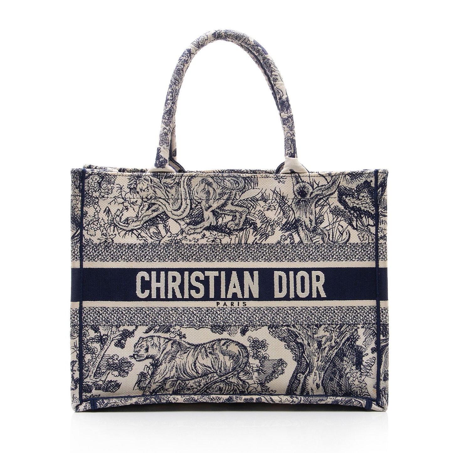 Dior Toile De Jouy Book Tote Shf 5Ht08Q Small Tote Bag