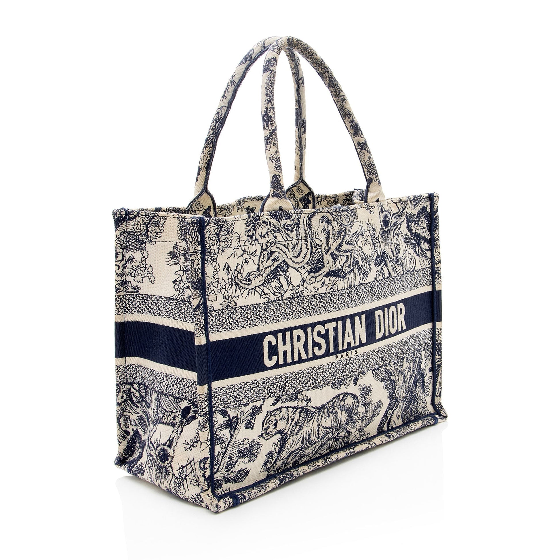 Dior Toile De Jouy Book Tote Small Tote Bag Small Book Tote