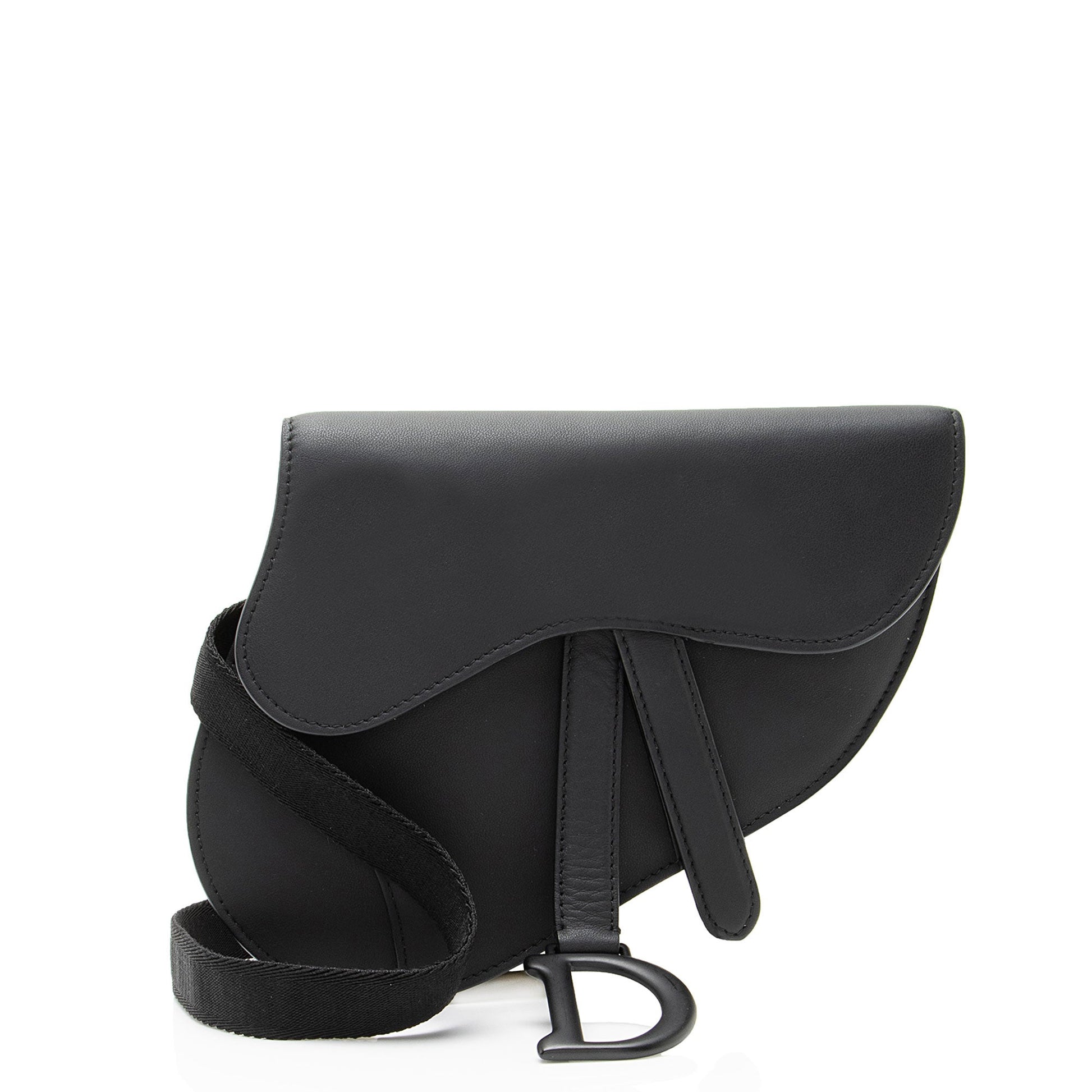 Dior Ultra Matte Calfskin Saddle Belt Bag