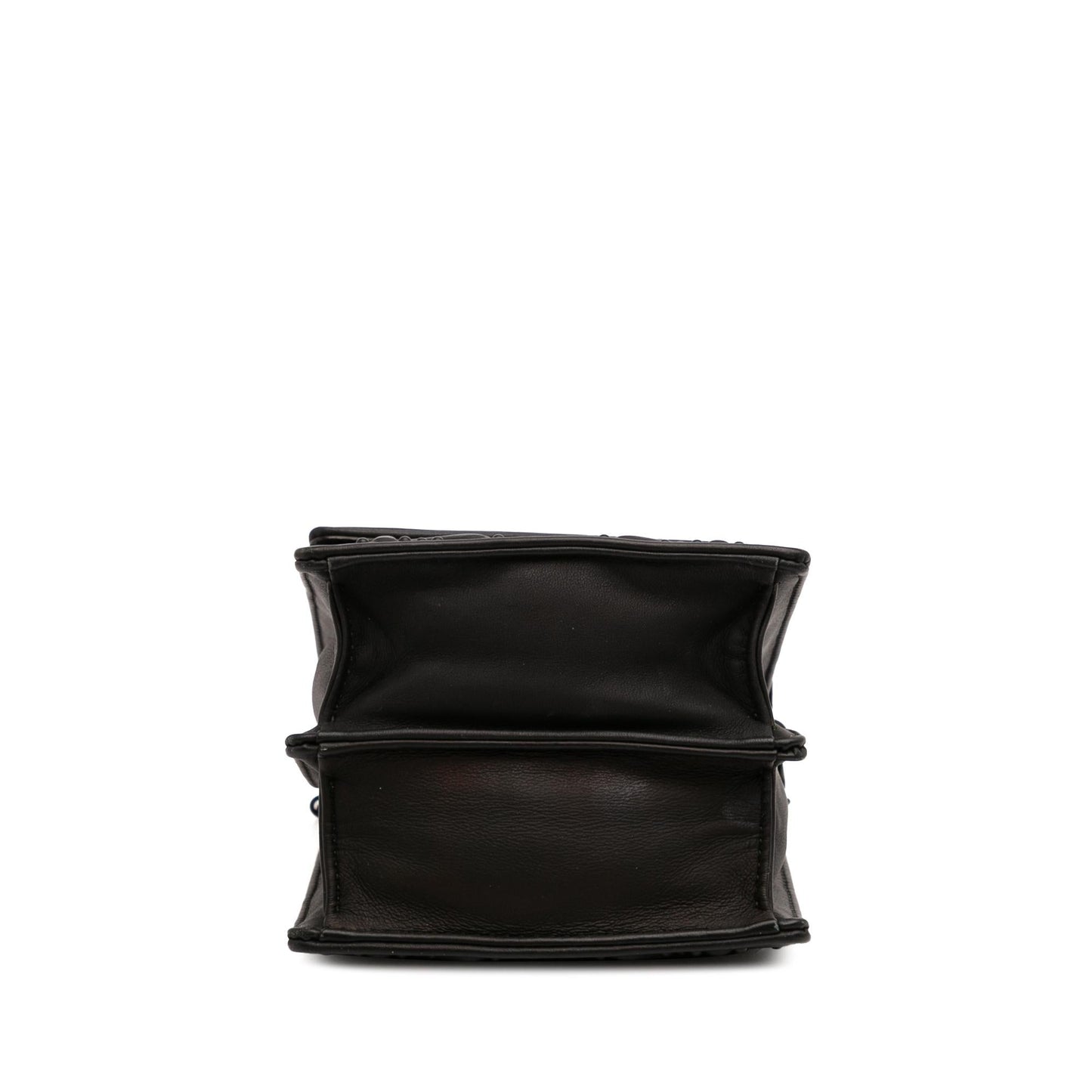 Dior Ultra Matte Calfskin Studded Vertical ama Crossbody Bag