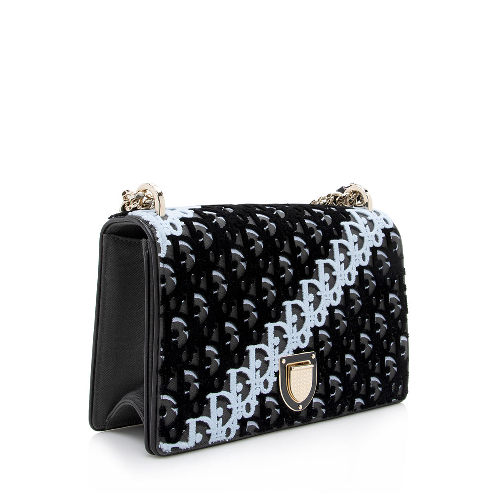 Dior Velvet ama Shoulder Bag Shf Medium