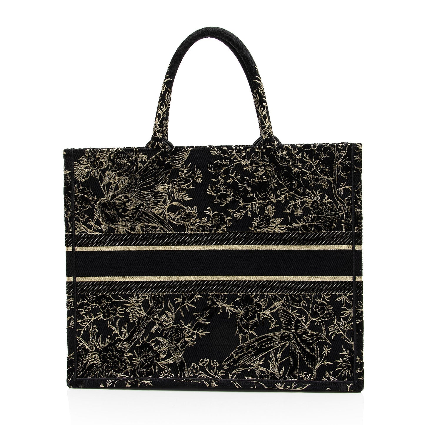 Dior Velvet Jardin Hiver Book Tote Shf 6Hqwxm Large Tote Bag