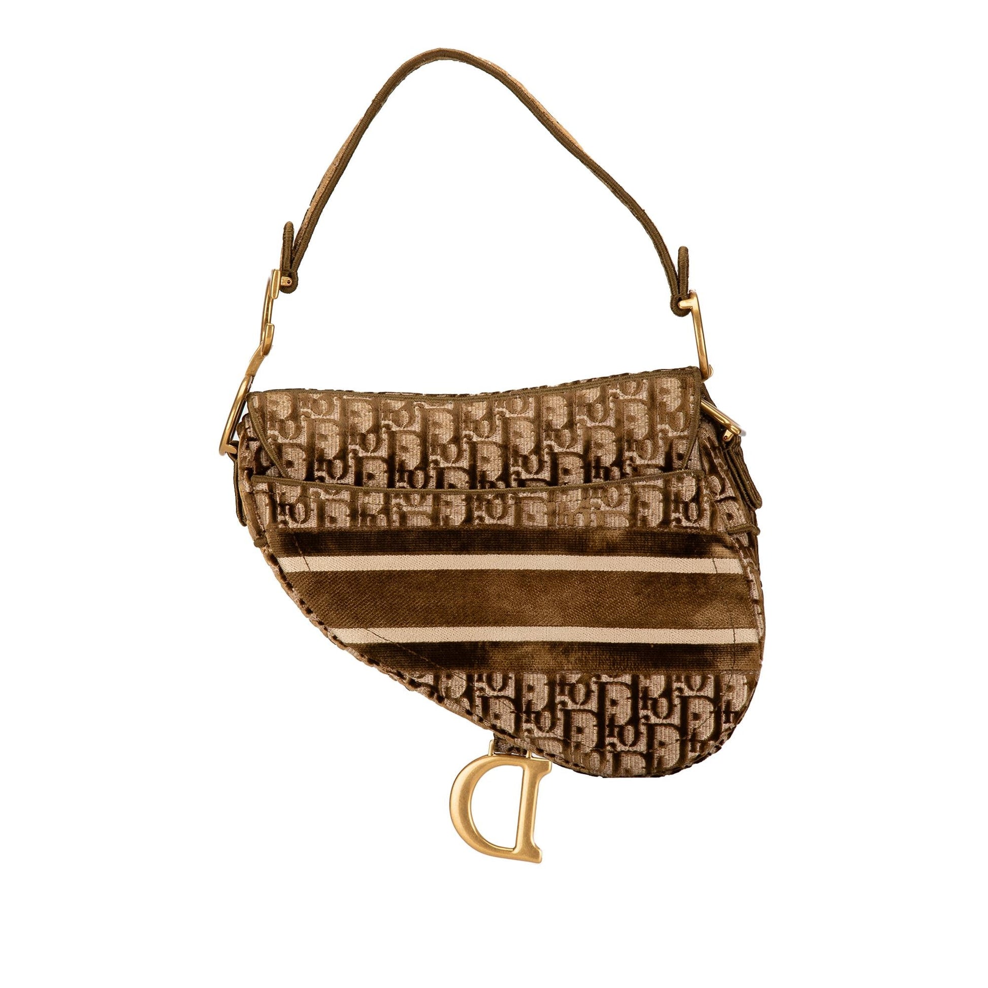 Dior Velvet Oblique Saddle Bag Shg 9Wmmoo Shoulder Bag