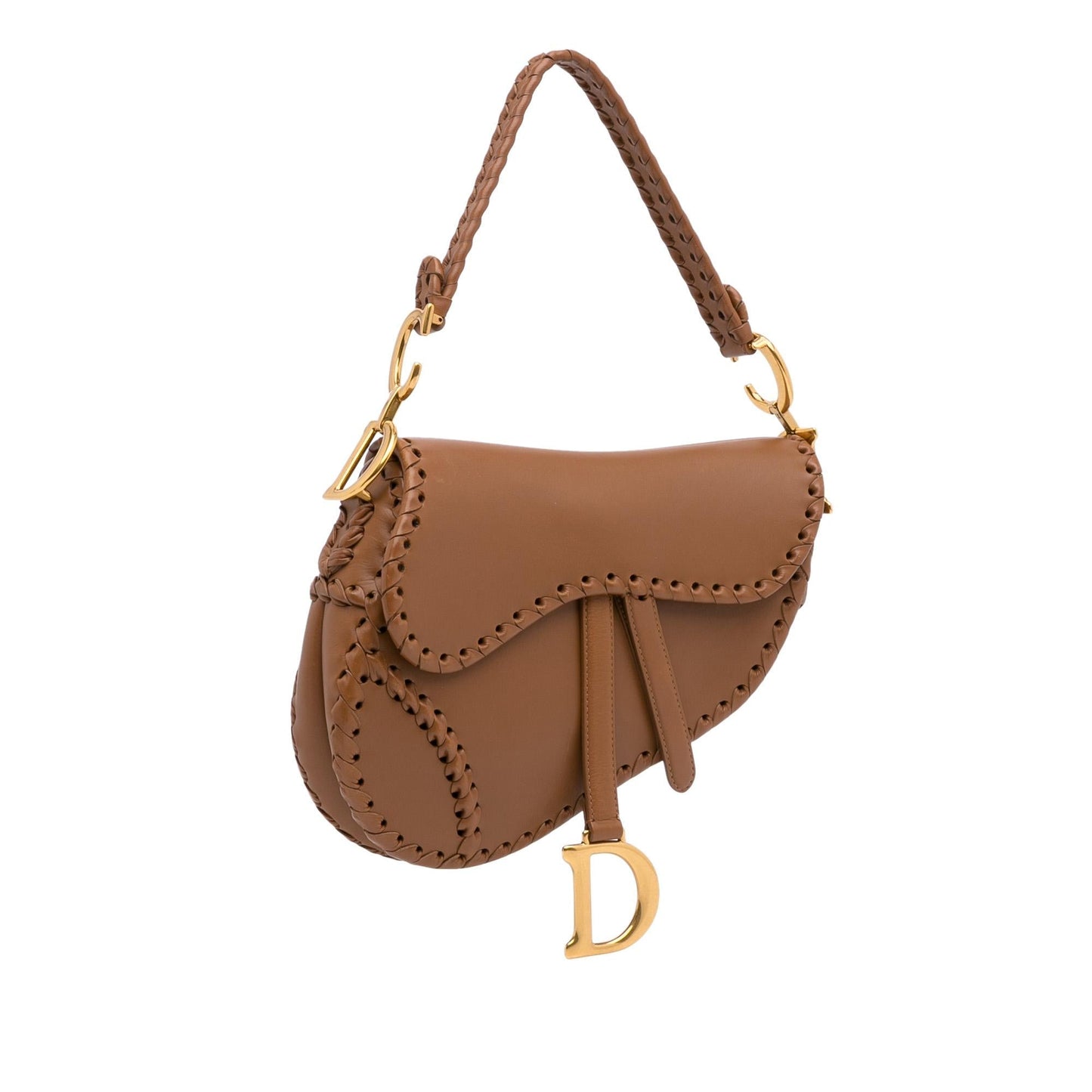 Dior Whipstitch Saddle Bag Shg Shoulder Bag