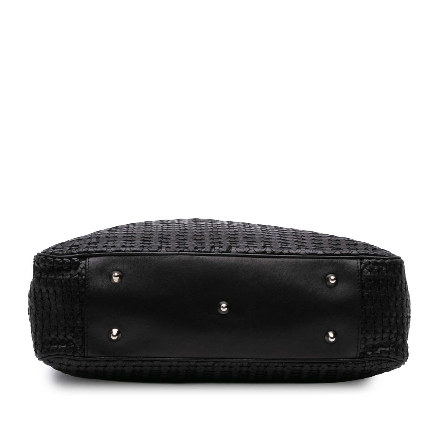 Dior Lady Soft Shopping Tote Lambskin Woven Tote Bag