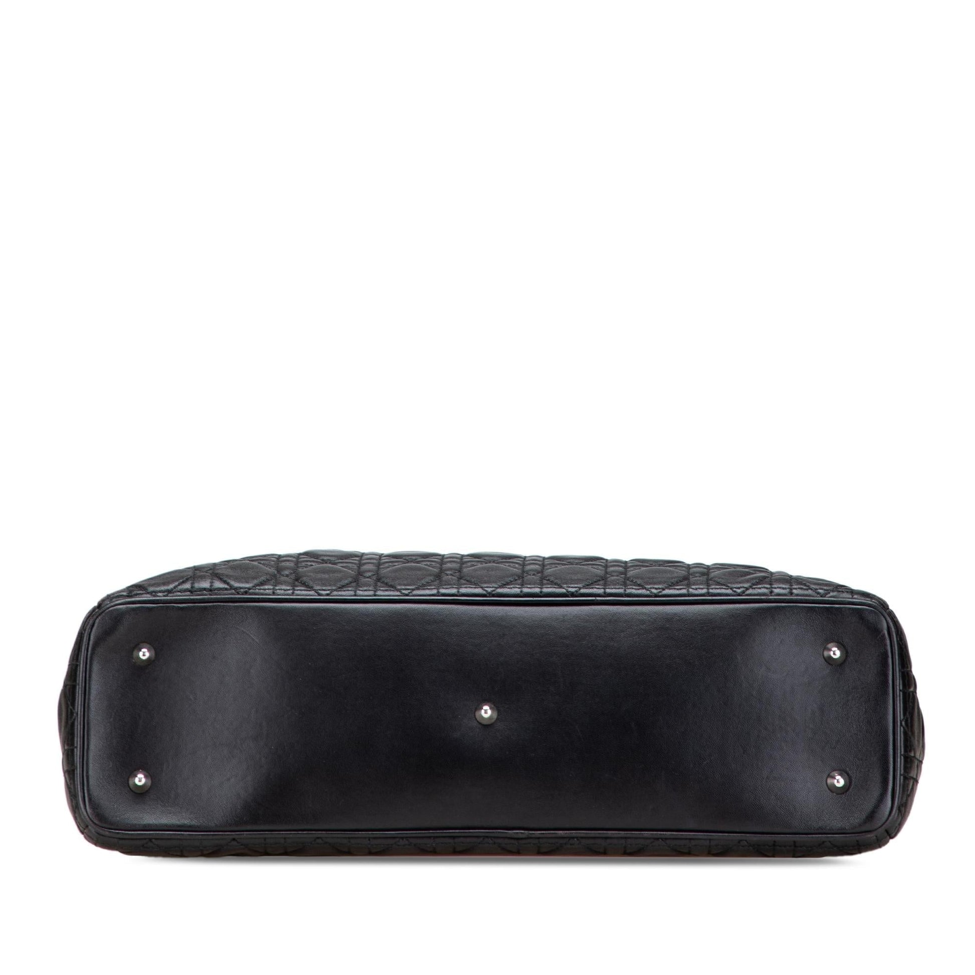 Dior Xl Cannage Lady Satchel Bag Lambskin