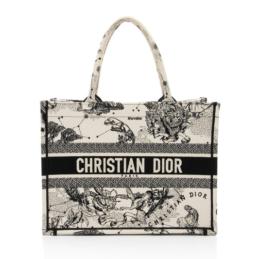 Dior Zodiac Toile De Jouy Book Tote Medium Tote Bag