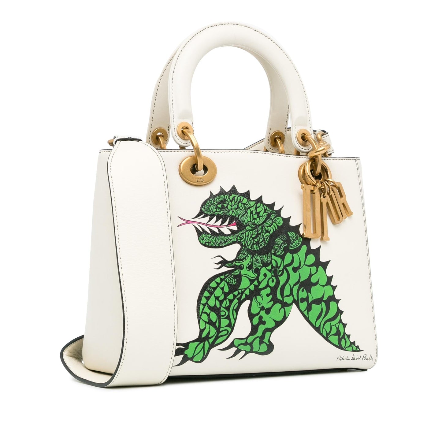 Dior Niki De Saint Phalle Limited Edition Dragon Lady Medium Satchel Bag