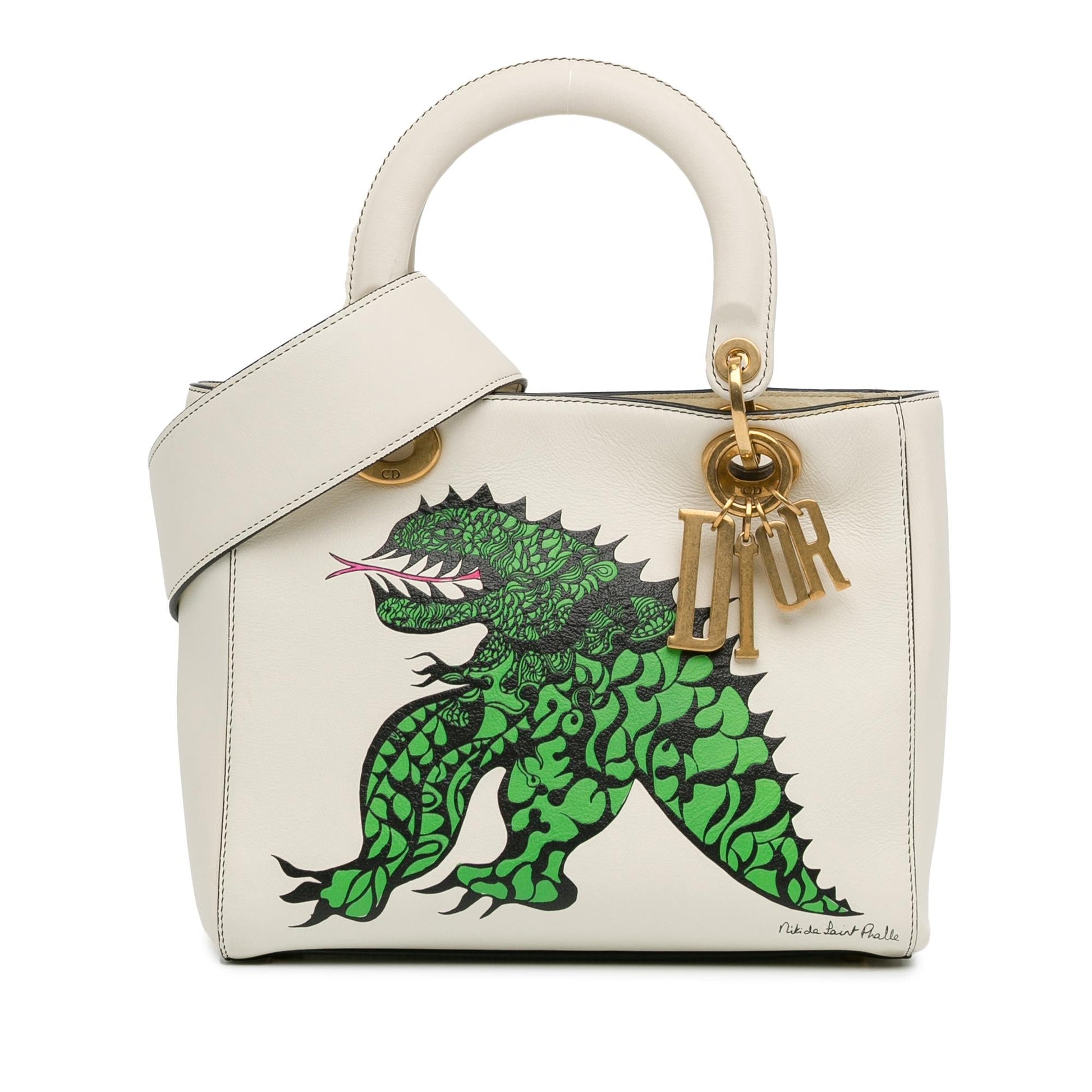 Dior Niki De Saint Phalle Limited Edition Dragon Lady Medium Satchel Bag Dior Shg Iredxv