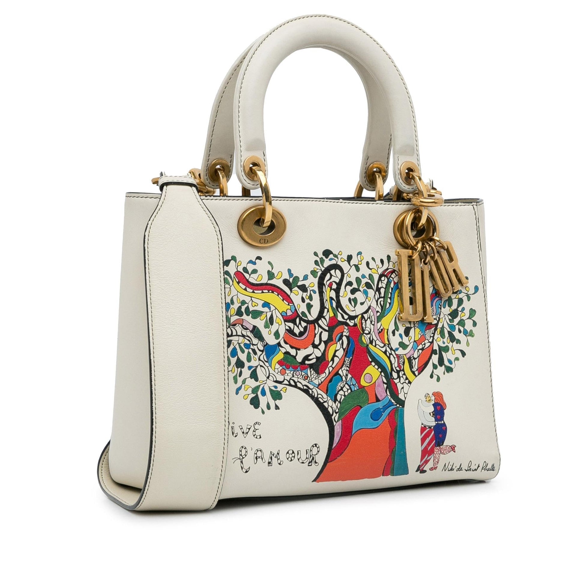 Dior Niki De Saint Phalle Lady Shg 7Nycth Satchel Medium Satchel Bag