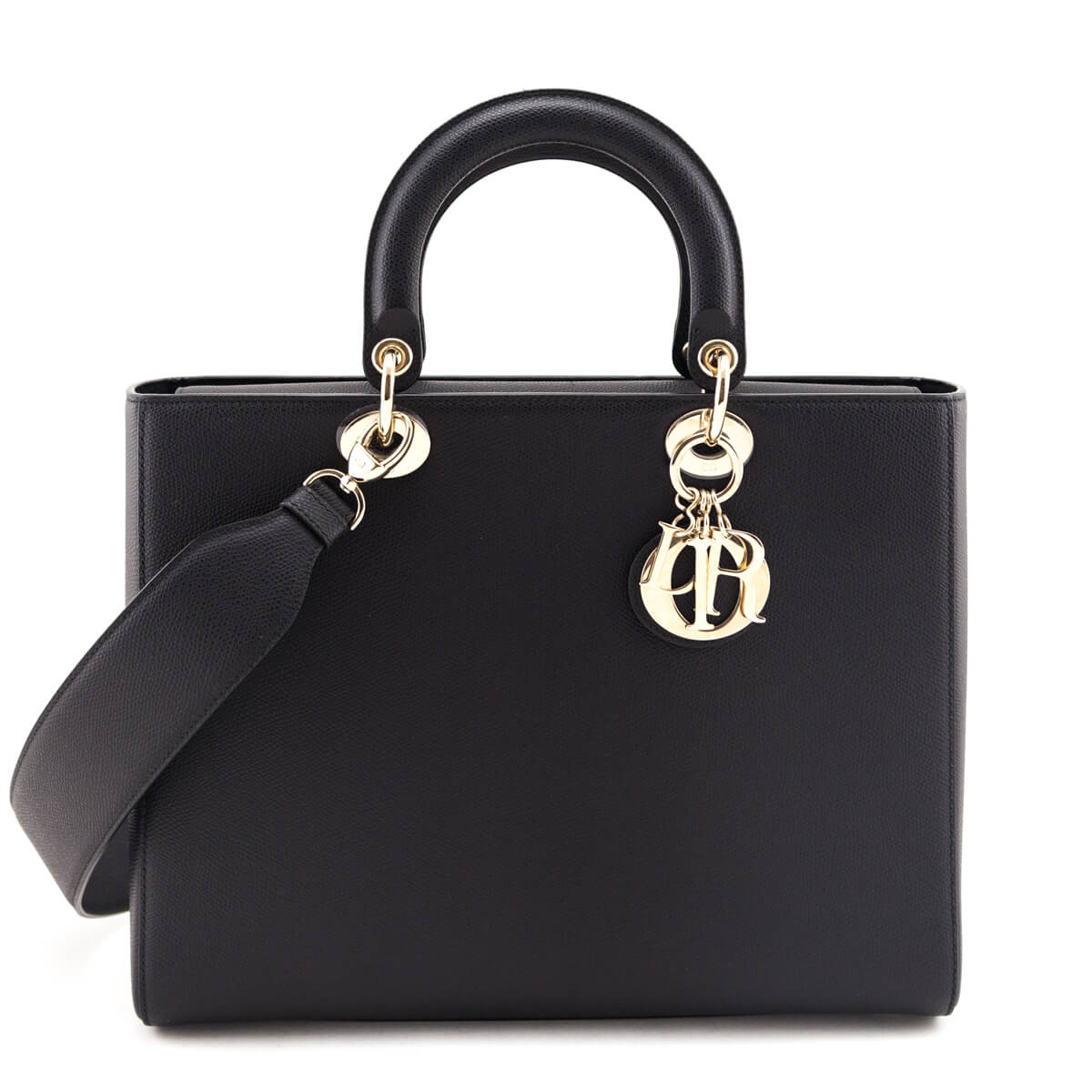 Dior Handbag D- Tote Bag Black Large