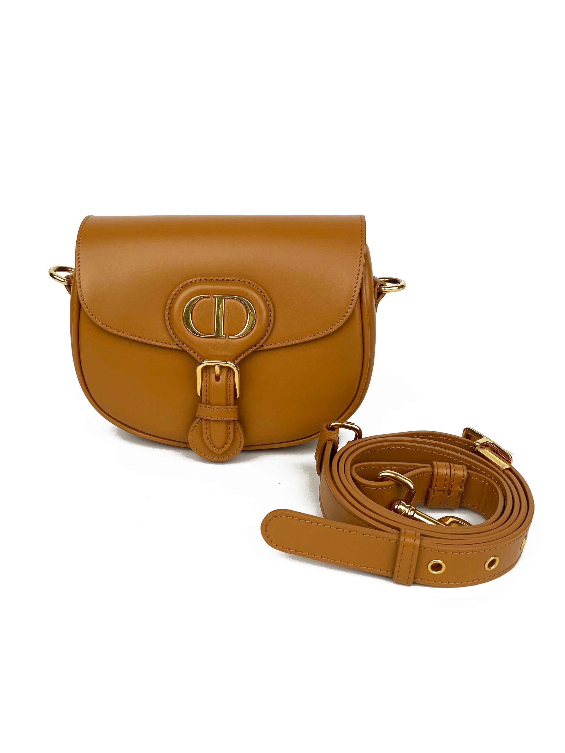Dior Handbag Bobby Bag Brown Small