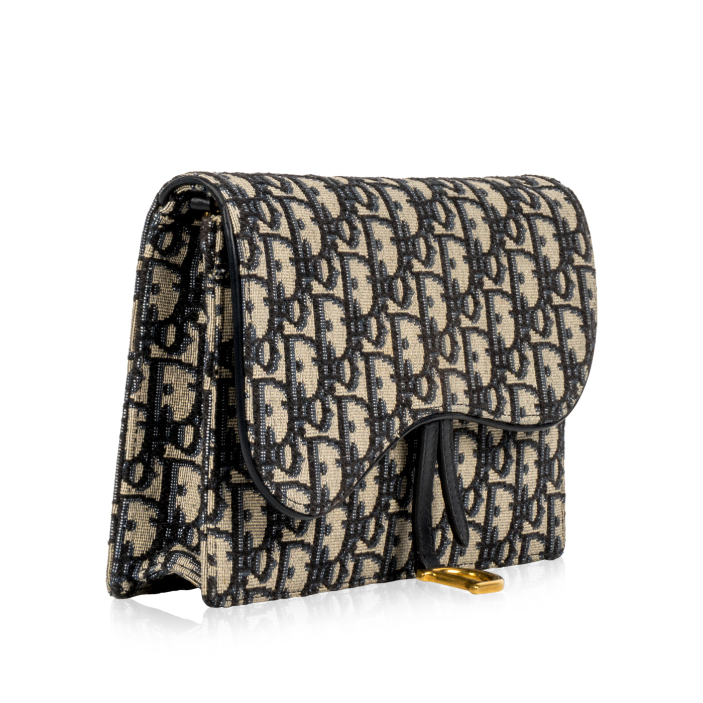 Dior Christian Oblique Saddle Clutch Clutch Bag