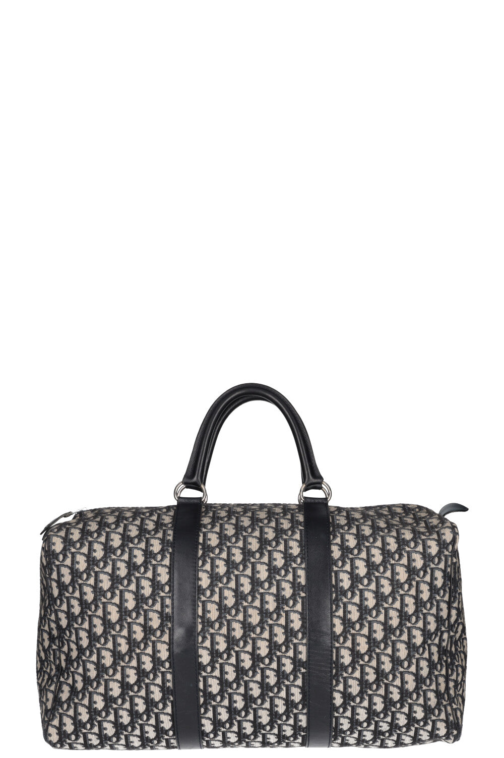 Dior Boston Bag Oblique 45 Blue Handbag
