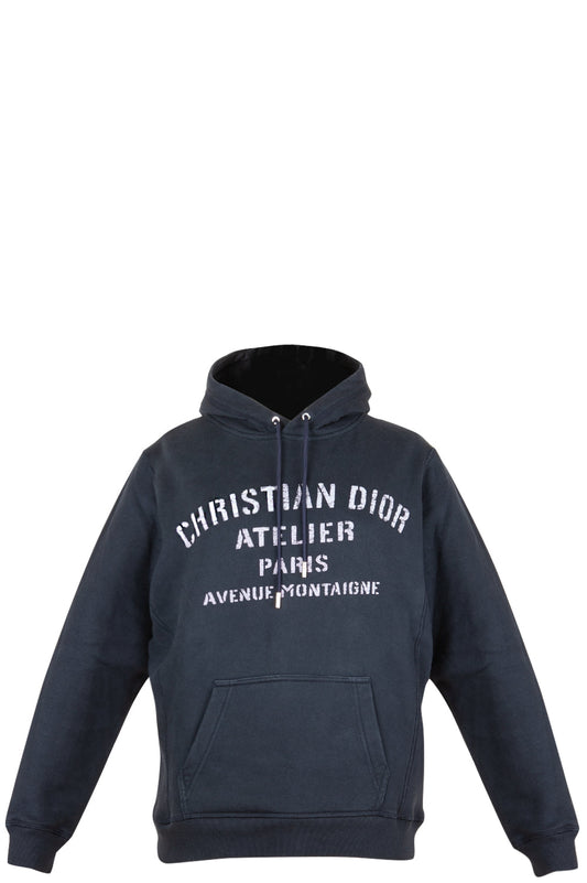 Dior Atelier Hooded Sweatshirt Blue Handbag
