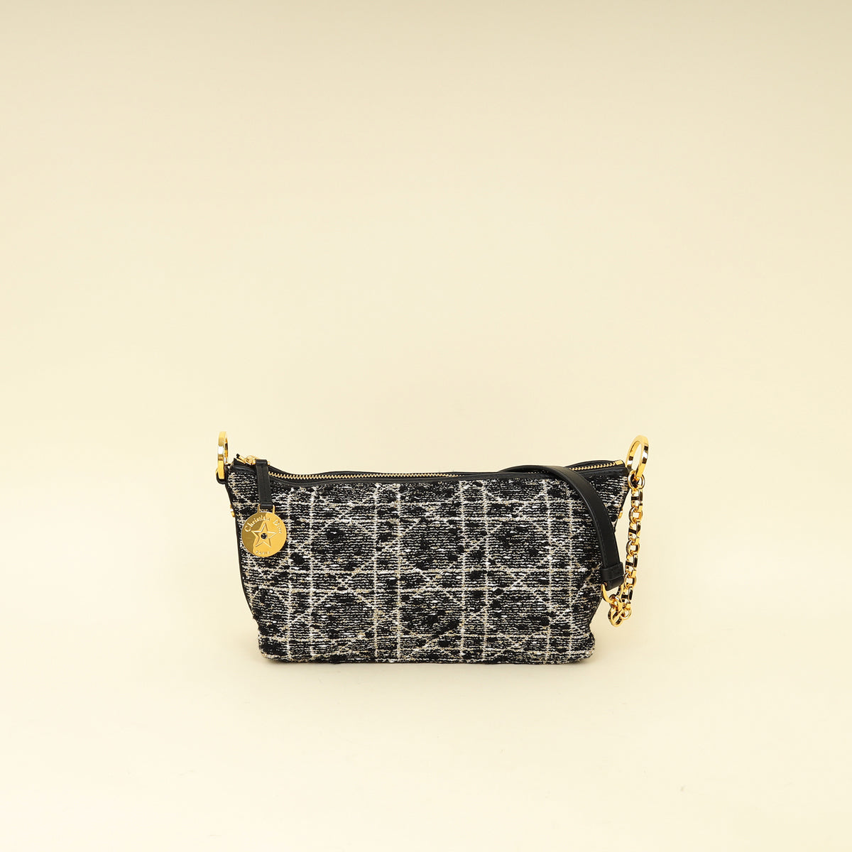 Dior Handbag Christian star Hobo Bag with Black Chain Shoulder Bag