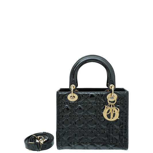 Dior Handbag Christian Lady Bag 2 Black Medium Shoulder Bag
