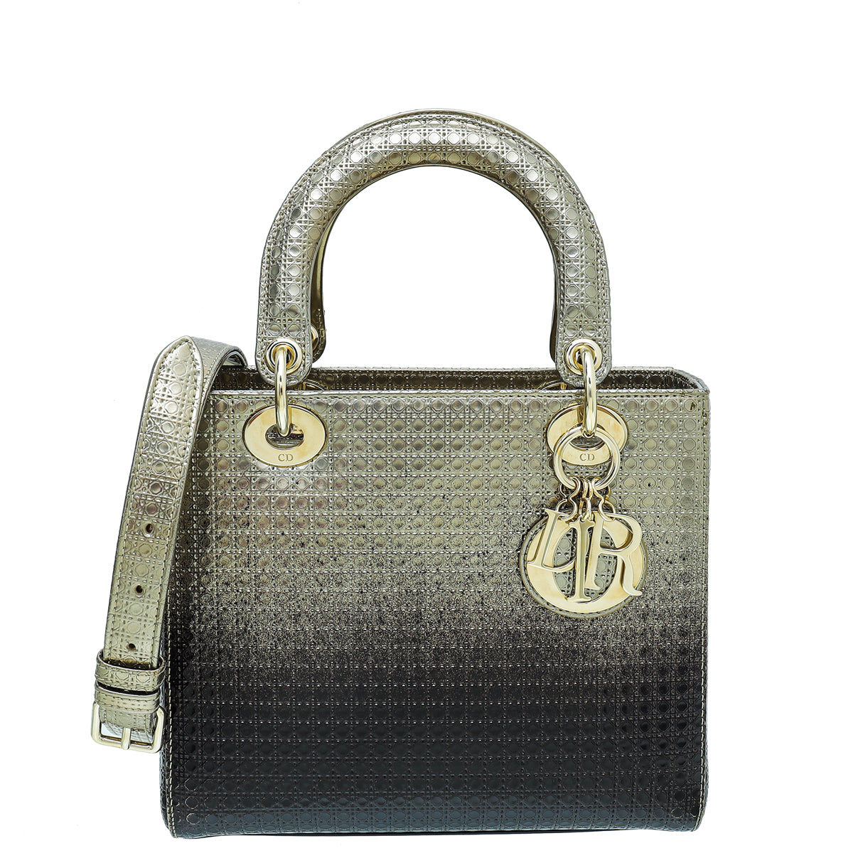 Dior Handbag Christian Ombre Lady Cannage Bag Medium Micro Shoulder Bag